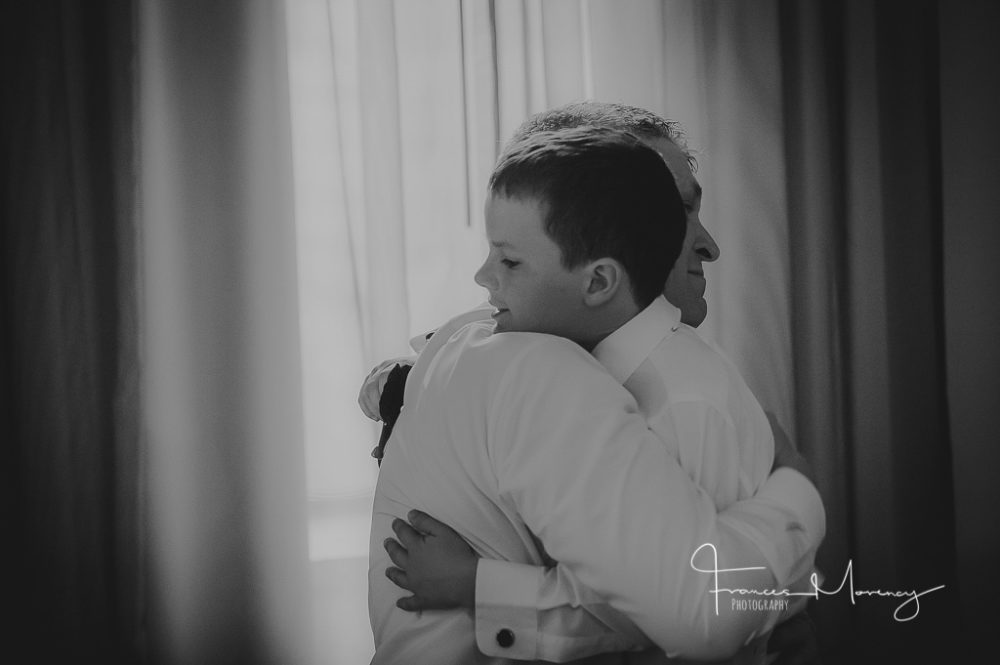 King Edward hotel groom preparations by window light in hotel suite Collingwood Wedding Photographer-8385