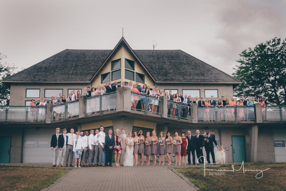 Journalistic wedding photographer group photo outdoors Collingwood Wedding Photographer-3199