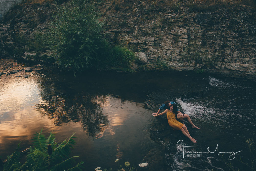 Unposed engagement photography in Hamilton with yellow dress Collingwood Wedding Photographer-3482