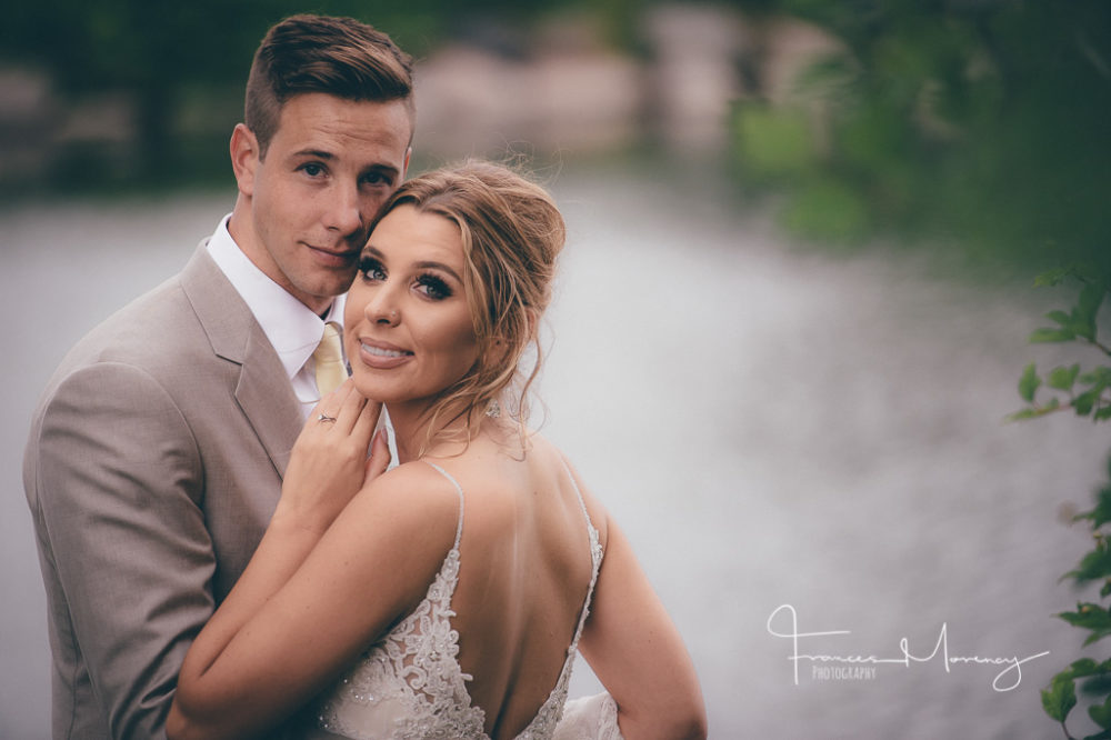 Journalistic Collingwood portrait of bride and groom in the park Collingwood Wedding Photographer-5152