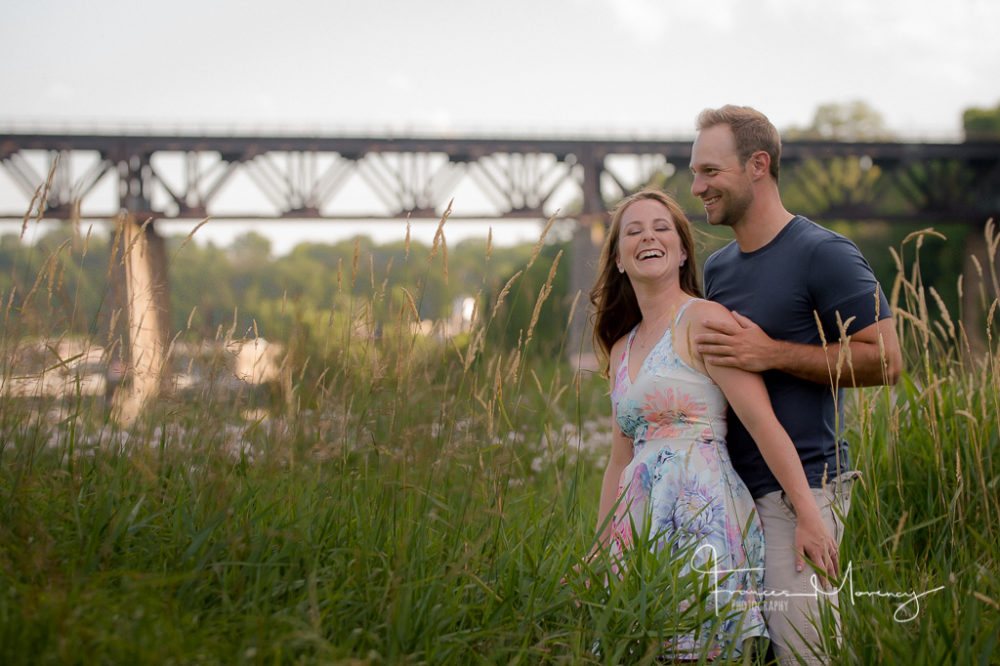 fun engagement photography in tall grasses Collingwood Wedding Photographer-6301