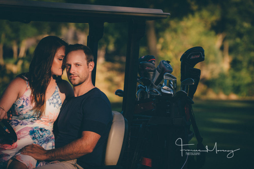 Journalistic engagement photography on a golf cart in Paris Collingwood Wedding Photographer-6630
