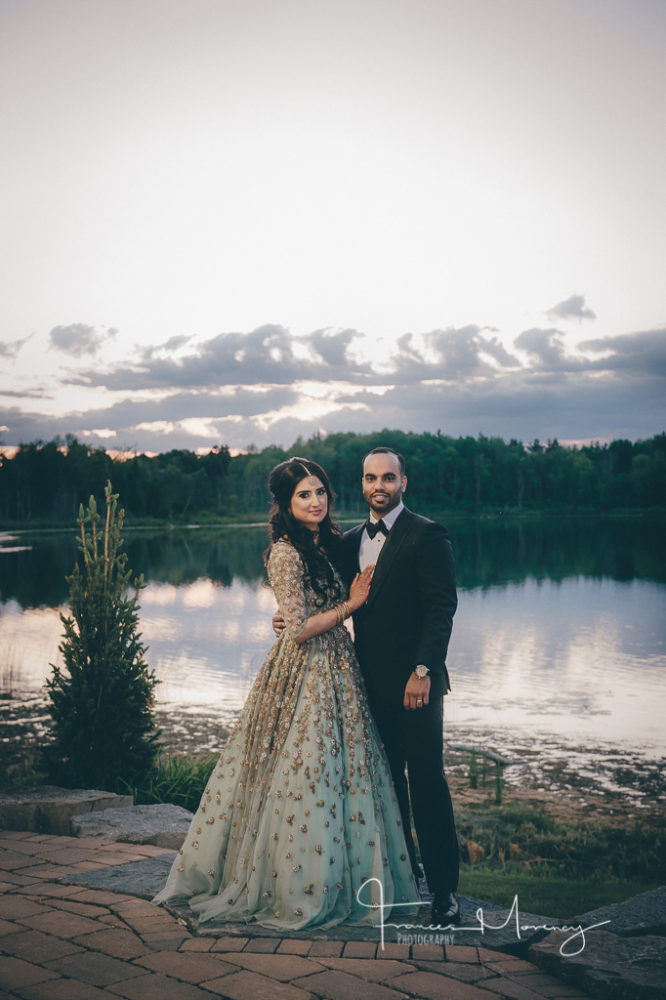 seafoam green evening gown for brides reception dress at toronto venue Royal Ambassador Photographer-1698