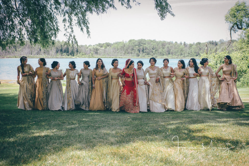 journalistic walking bridal party photography in Caledon Royal Ambassador Photographer-9623