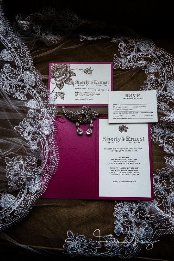wedding invitation photographed in a collage on wedding day The Ritz Wedding Photographer-7755