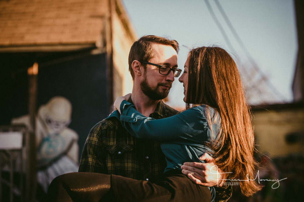 Graffiti and motorcycle engagement photography Journalistic_Railpath_Engagement_Toronto