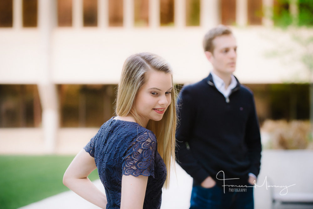 Journalistic engagement photography in a classy location
