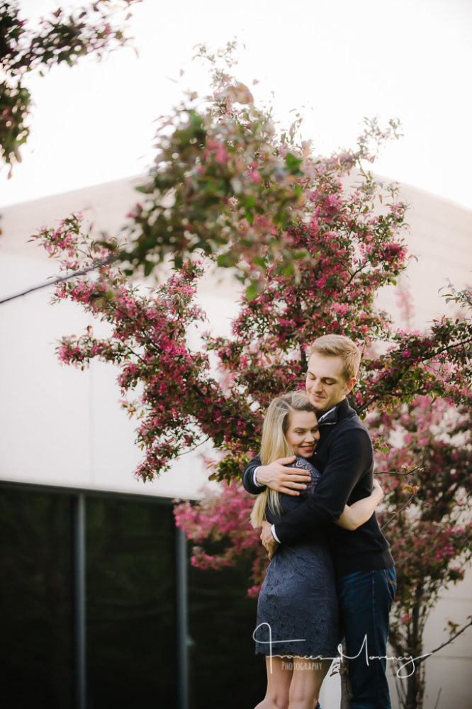 Journalistic engagement photography in a classy location