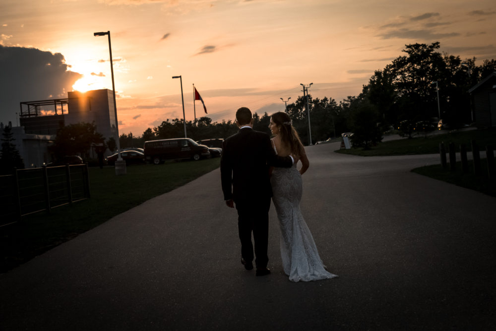 sunset wedding photo sunset wedding photo