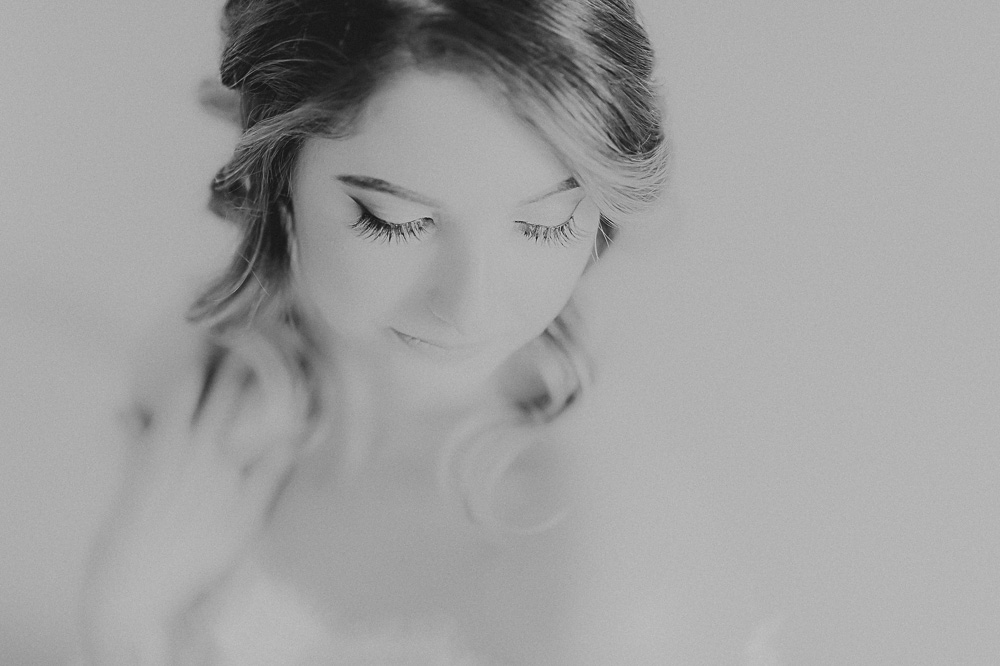 Gladstone Hotel bridal preparations portrait with window light.