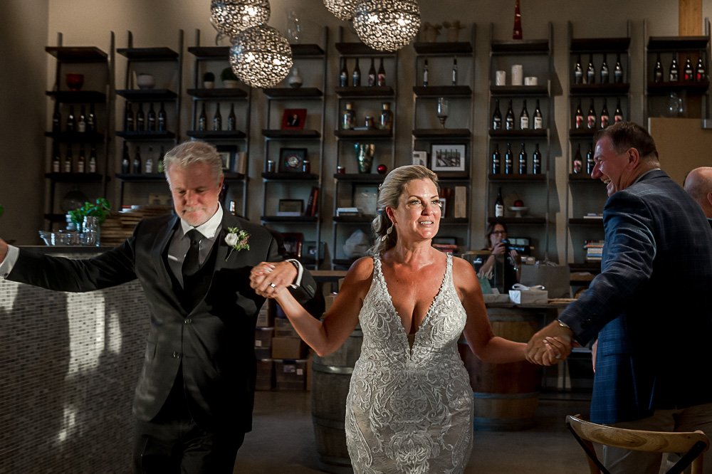 introductions at Adamo Estate Winery Wedding
