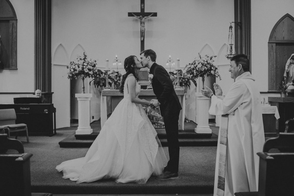 wedding ceremony in church