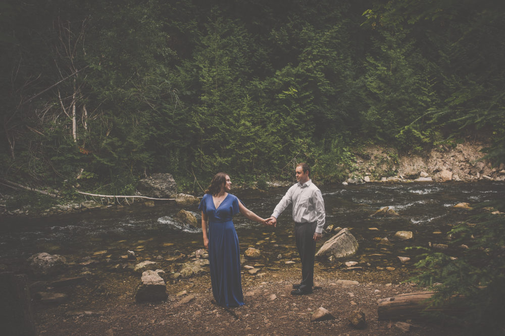 Couple at Belfountain Conservation