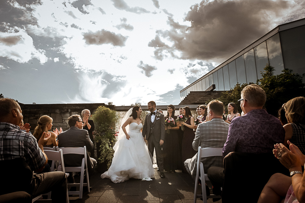 Toronto outdoor wedding ceremony