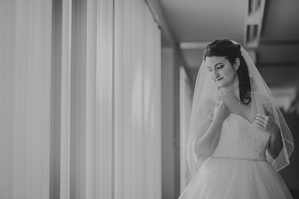 bridal portrait window light
