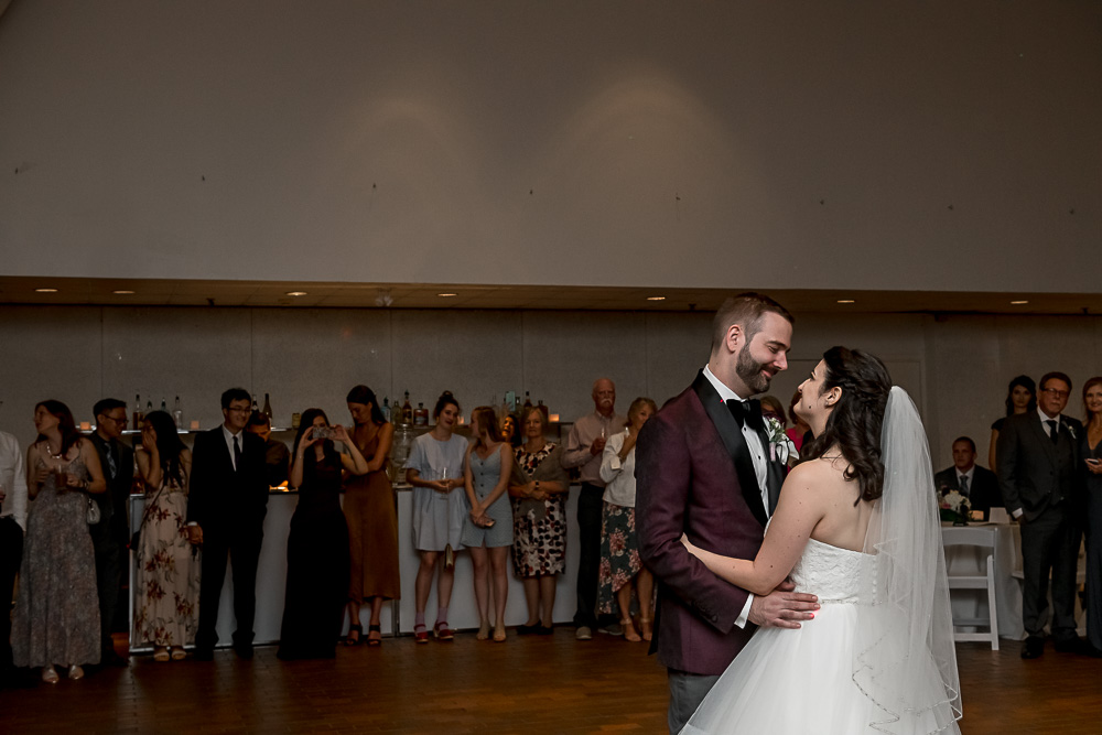 first dance at botanical gardens