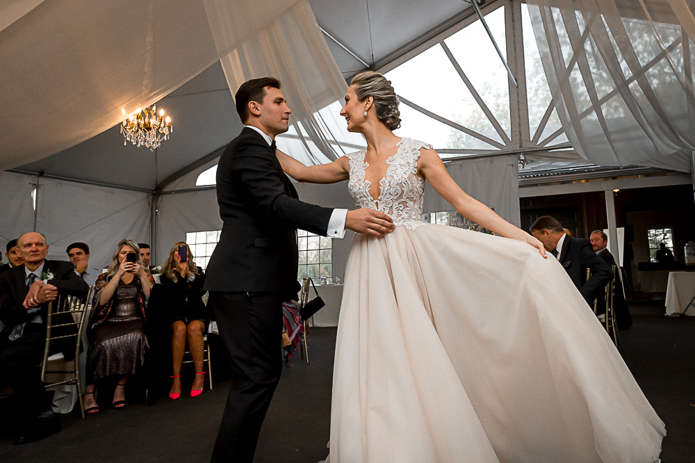 first dance in tent