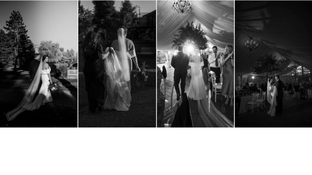 dark and moody first dance photography