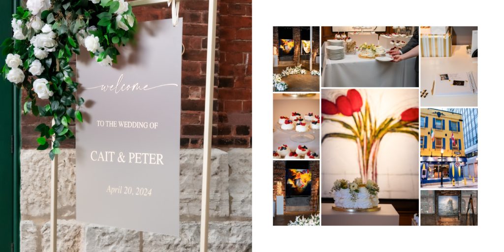 Decor at Thompson Landry Gallery Wedding