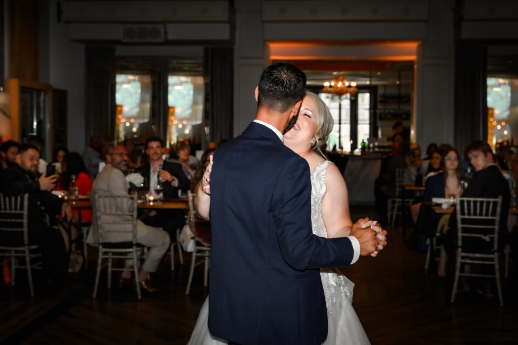first dance photos at terroni restaurant wedding